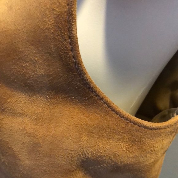 Rome suede leather vest made in Peobody Mass. - Picture 4 of 8